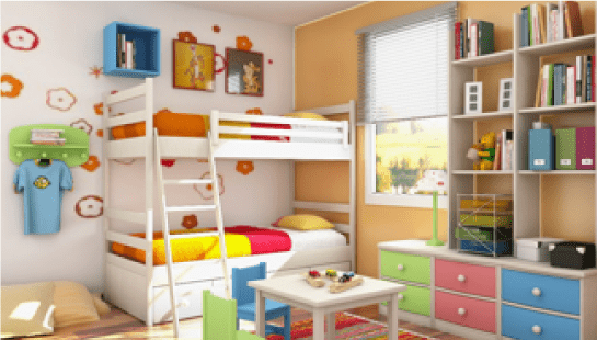 kids interior designed rooms
