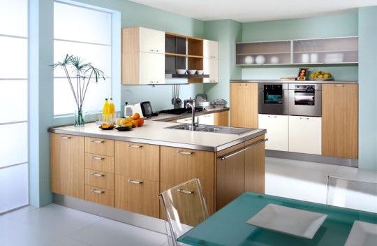 U-shaped modular kitchen