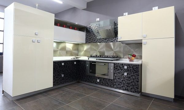 L Shape Modular Kitchen Design